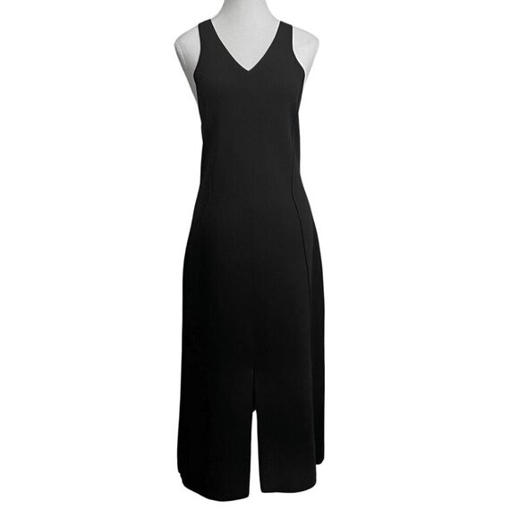 NWOT HOUSE OF HARLOW 1960 BLACK STRETCH KNIT MAXI DRESS - XL - Picture 1 of 11